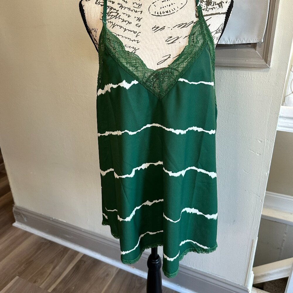 Racerback Green tank- size Large- Amazon